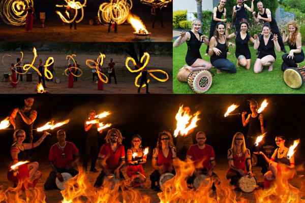 Fire Dancing and Drumming Show