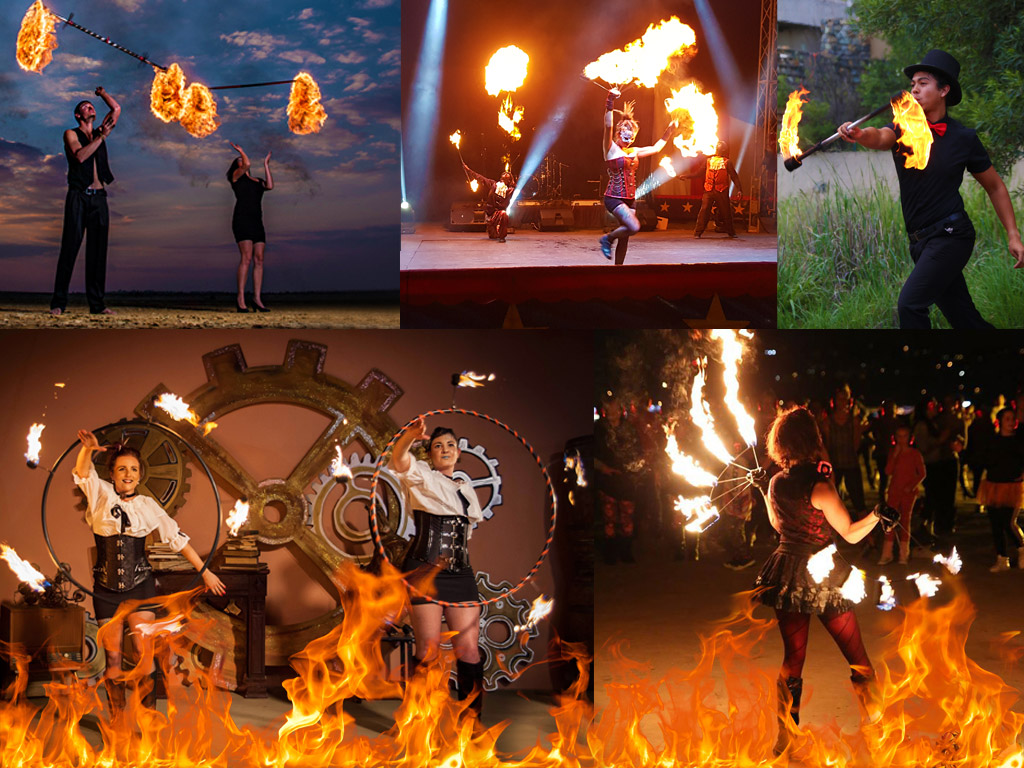 best fire dancing show for main attraction