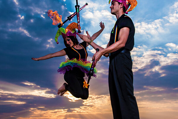 Kids Party Fire Dancing Show